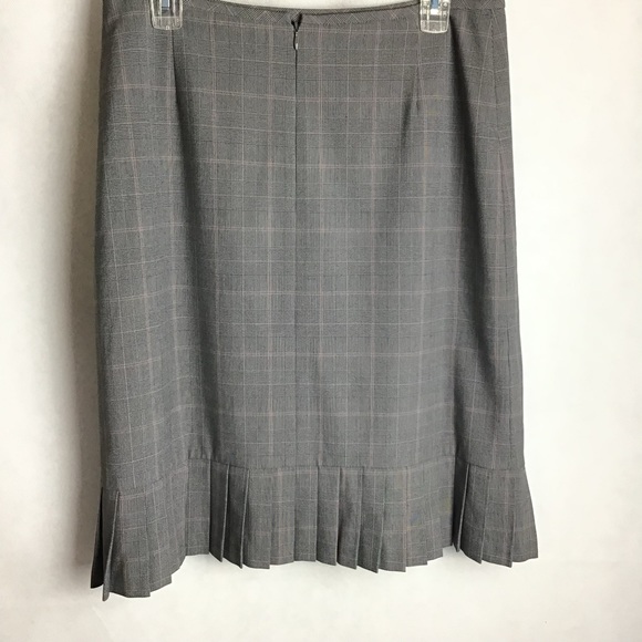 Isabella De Marco plaid Skirt w/Pleated Hem. Sz 10 - Picture 2 of 8